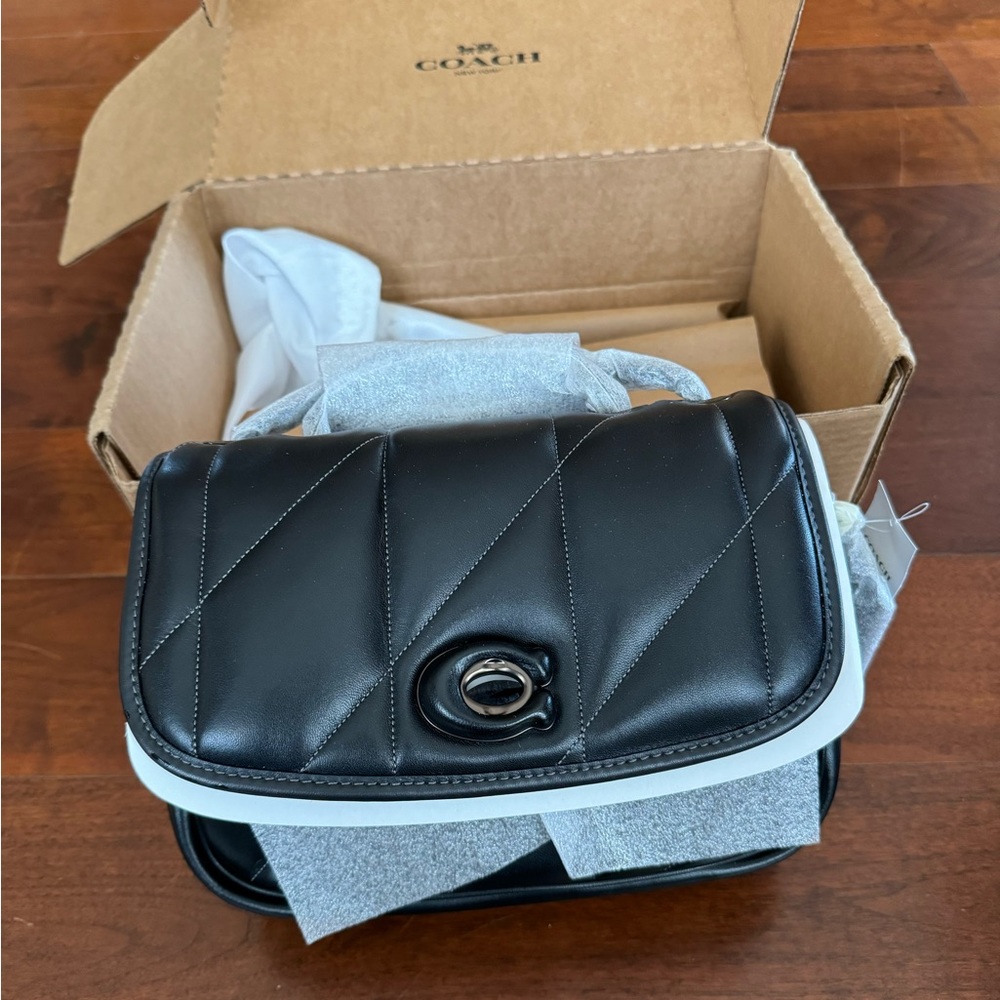Coach handbag.  Madison Quilted Pillow Shoulder Bag.